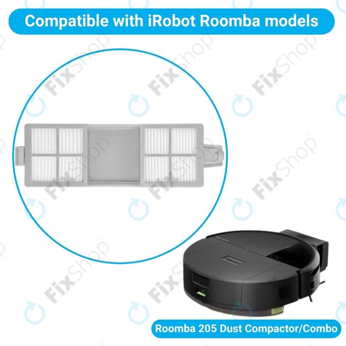 Φίλτρο σκόνης, 2 τεμ. για iRobot Roomba 205 Dust Compactor, Dust Compactor Combo