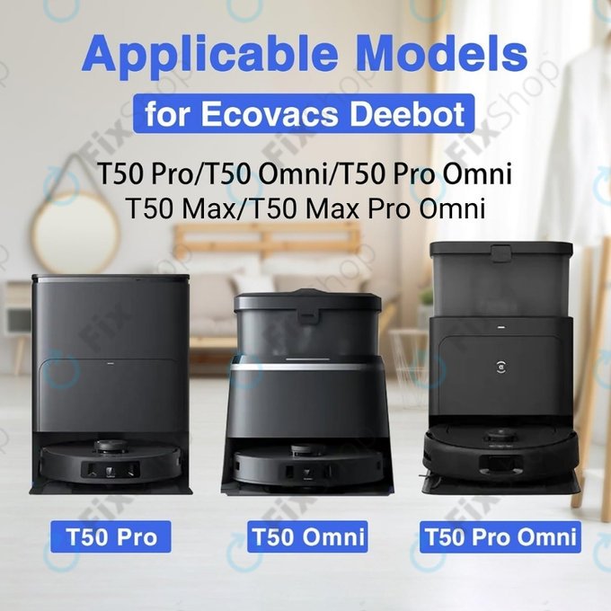 Φίλτρο HEPA, 2 τεμ. για Ecovacs Deebot T50 Omni, T50 Pro Omni, T50 Max, T50 Max Pro Omni