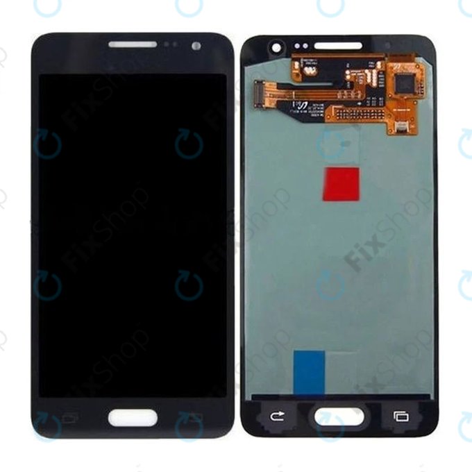 Οθόνη με οθόνη αφής για Samsung A3, A300F, Μαύρο, Black, Aftermarket