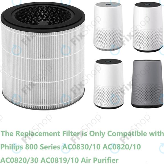 HEPA φίλτρο 3-σε-1 (Ενεργός άνθρακας) για Philips 800-series | AC0830/10 | AC0820/10 | AC0820/30 | AC0819/10