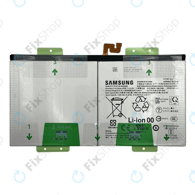 Battery για Samsung Tab S10 Ultra X920, X926B, EB-BX926ABE, GH82-35940A, 11200mAh, Genuine Service Pack