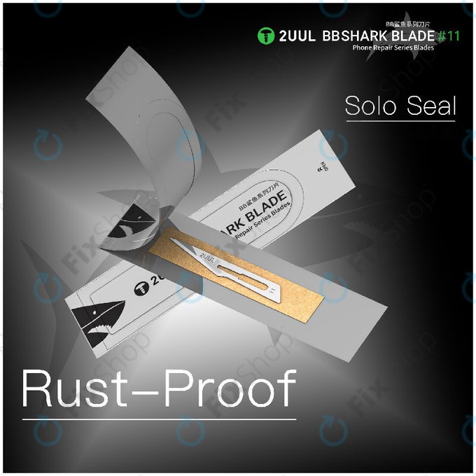 Λεπίδες νυστεριού Shark No.11, BB, 2UUL DA18, 100τμχ/κουτί