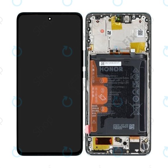 LCD Display Assembly με Battery για Honor Magic6 Lite | 0235AHHQ | 0235AHHV | Πράσινο, Green | Service Pack