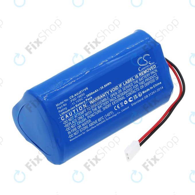 Μπαταρία για Aquajack 211, 2600mAh, Li-Ion, 11.1V, PSD 18650, HQ