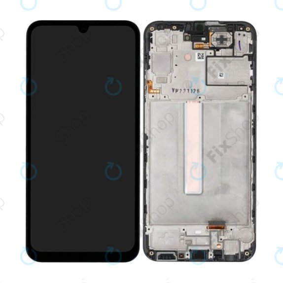 Συγκρότημα οθόνης για Samsung A25, A256B, Black, Service Pack