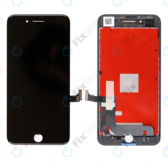 Οθόνη για iPhone 8 Plus, Black, Αφής με πλαίσιο, Refurbished