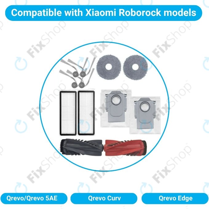 Ολοκληρωμένο Σετ για Xiaomi Roborock Qrevo | Qrevo Curv | Qrevo Edge | Qrevo 5AE