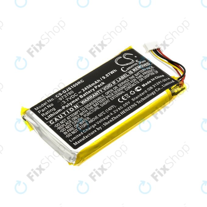 Μπαταρία για DJI Mavic Pro, Air, Spark, 2450mAh, Li-Pol, 3.7V, 973760, HQ