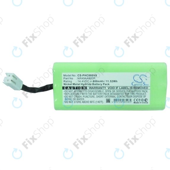Μπαταρία για Philips Easystar FC8800, FC8802, NR49AA800P, 14.4V, 800mAh, HQ