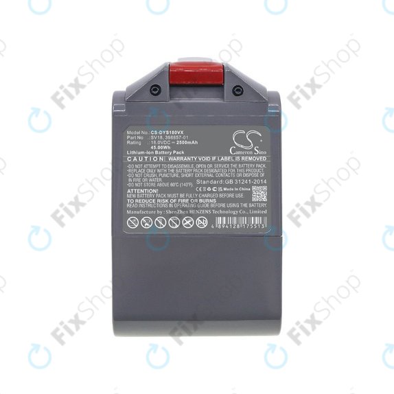Μπαταρία για Dyson V-series, SV18, 398857-01, 18V, 2500mAh, HQ