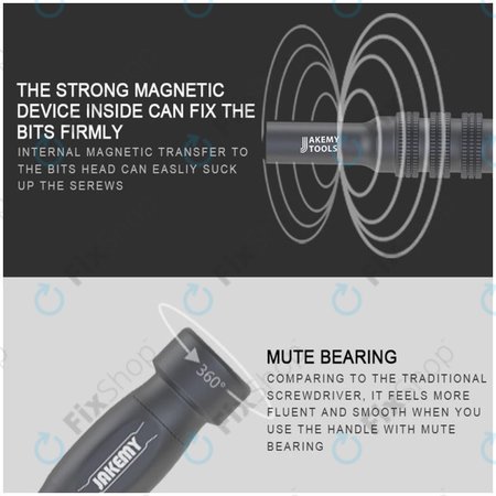 Επαγγελματικό Πολυλειτουργικό Σετ Εργαλείων Επισκευής 73in1 για Jakemy JM-8172