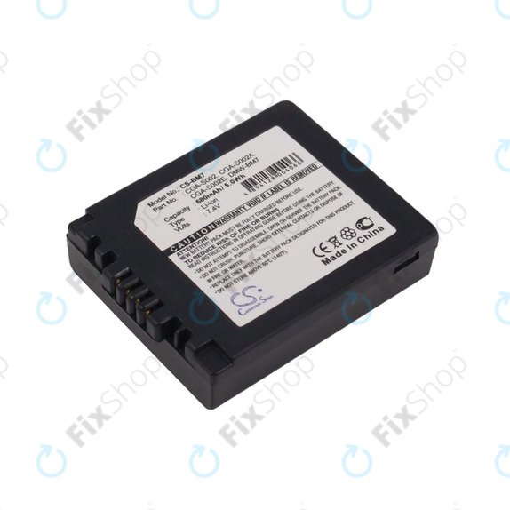 Μπαταρία για Panasonic DMC-FZ10, 680mAh, Li-Ion, 7.4V, CGA-S002, HQ