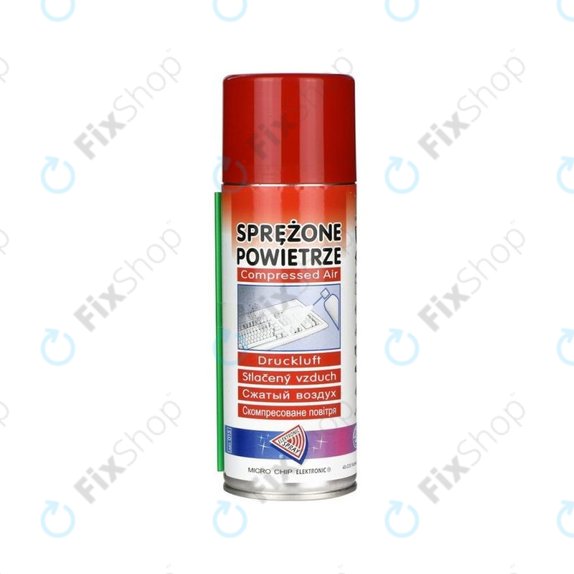 Σπρέι Πεπιεσμένου Αέρα (Εύφλεκτο) - 400ml για Micro Chip Electronic
