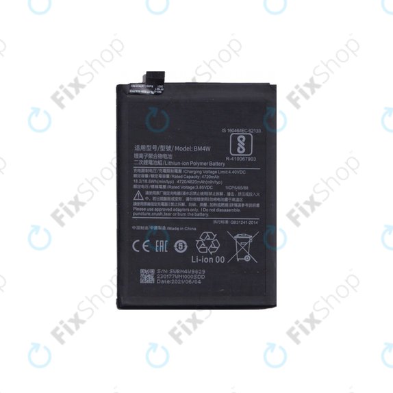 Μπαταρία για Xiaomi Mi 10T Lite 5G, BM4W, 4820mAh