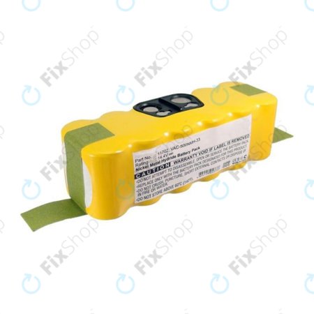 Μπαταρία για iRobot Roomba 500, 600, 700, 800, 900-series, Scooba 450, Vileda 137173, 11702, GD-Roomba-500, VAC-500NMH-33, 14.4V, 3500mAh