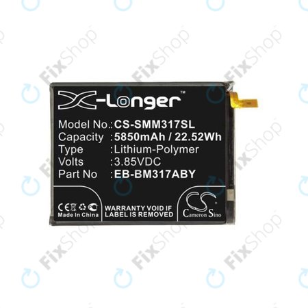Μπαταρία για Samsung M31 M315F, M31s M317F, EB-BM317ABY, 5850mAh, HQ