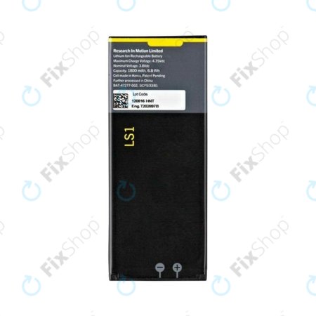 Μπαταρία για Blackberry Z10, LS1 BAT-47277-003, BAT-47277-008, 1800mAh