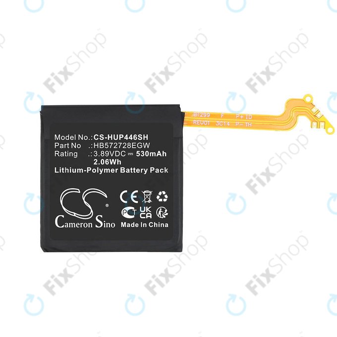 Μπαταρία για Huawei Watch GT4 46mm, 530mAh, Li-Pol, 3.89V, HB572728EGW, HQ