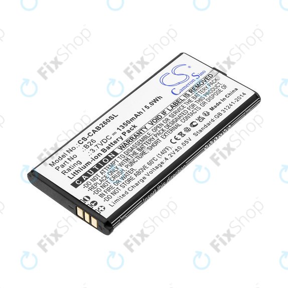 Μπαταρία για Cat B26, 1350mAh, Li-Ion, 3.7V, B26, HQ