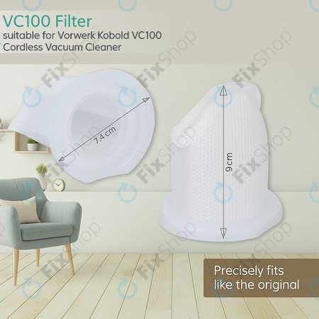 Φίλτρο Σκόνης για Vorwerk Kobold VC100