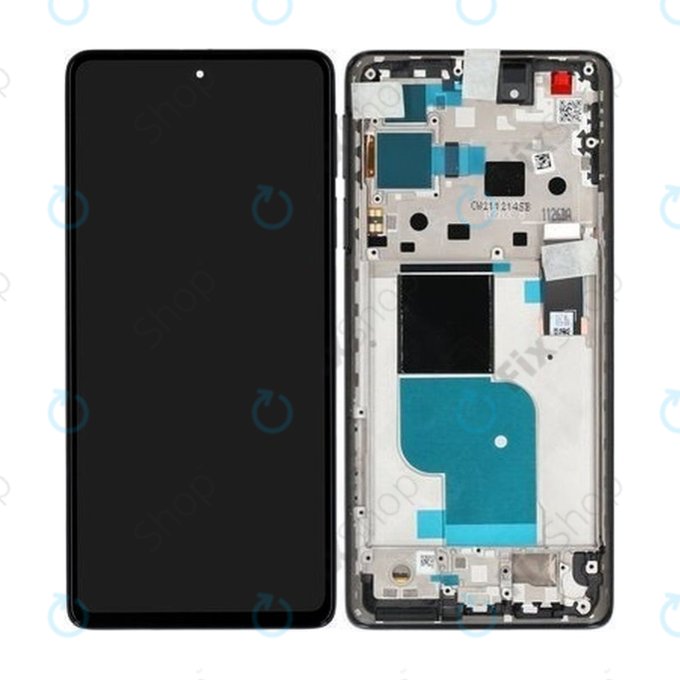 LCD Display Assembly για Motorola Edge 30 Pro | XT2201 | Μαύρο, Black | Service Pack
