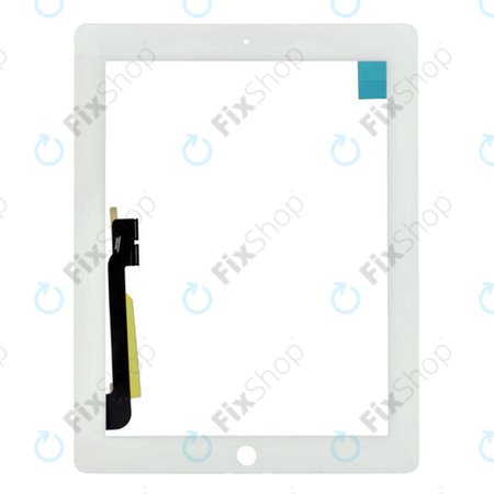 Οθόνη αφής για iPad 3, iPad 4, Λευκό, White