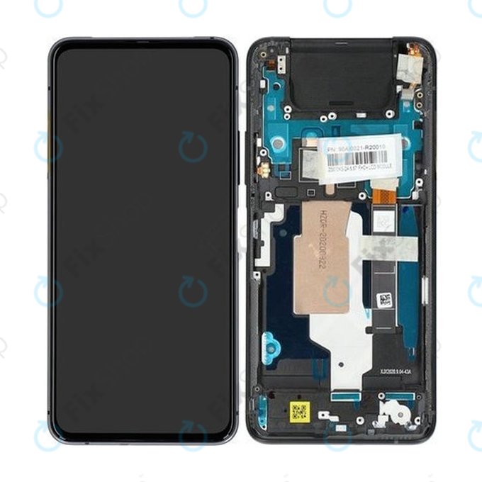 OLED/LCD Display Assembly για Asus Zenfone 7 | ZS670KS | 7 Pro ZS671KS | Aurora Black | Service Pack