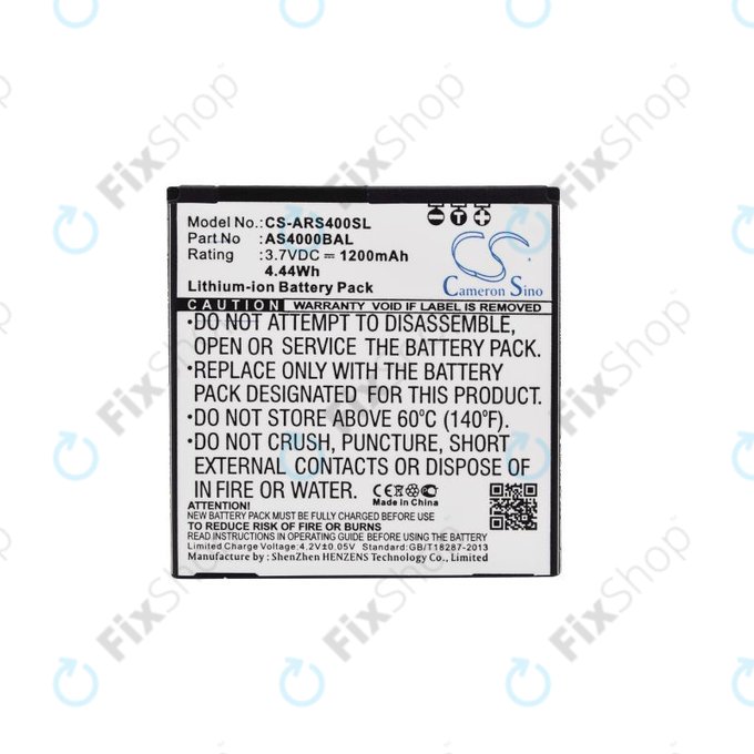 Μπαταρία για Aligator S4000 Duo, 1200mAh, Li-Ion, 3.7V, AS4000BAL, HQ