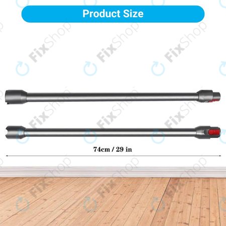 Σωλήνας Αναρρόφησης για Dyson V12 | Ασημί | Silver