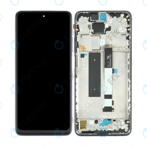 Συγκρότημα οθόνης για Xiaomi Redmi Note 9 Pro 5G, M2007J17C, Μαύρο, Black, Aftermarket