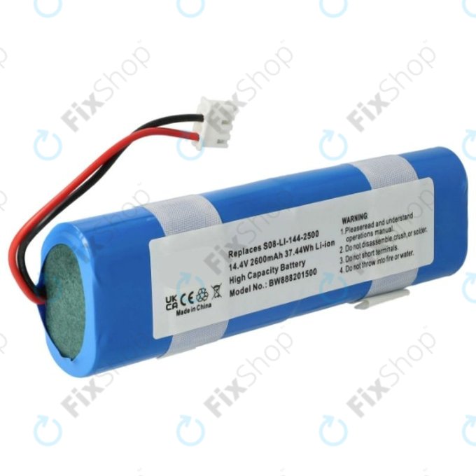 Μπαταρία για Ecovacs Deebot DJ35, DK35, DN55, S08-LI-144-2500, 14.4V, 2600mAh