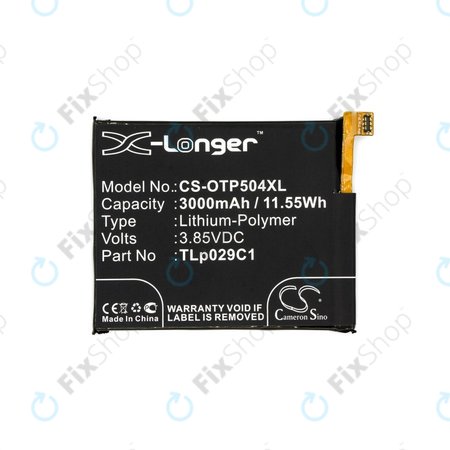 Μπαταρία για Blackberry Key2 LE, TLP029C1, 3000mAh, HQ