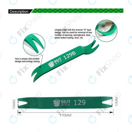 Πλαστικό Εργαλείο Ανοίγματος Πάχους για Εσωτερικό Αυτοκινήτου για Best BST-129B