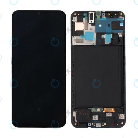 LCD Display Assembly για Samsung A50 | A505F | GH82-19204A | GH82-19713A | GH82-19714A | GH82-19289A | Black | Service Pack