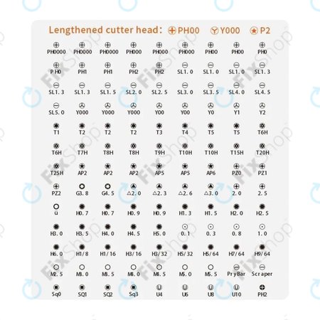 Επαγγελματικό Σετ Κατσαβιδιών για iPhone 117in1 για Kingsdun