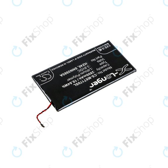 Μπαταρία για Motorola Moto Z2 Play XT1710-09, 2800mAh, Li-Pol, 3.8 V, HZ40, HQ