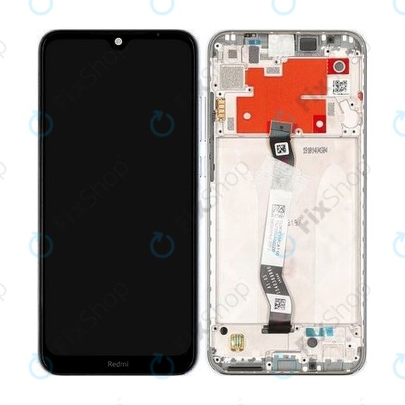 Συγκρότημα οθόνης για Xiaomi Redmi Note 8T, Moonlight White, Service Pack