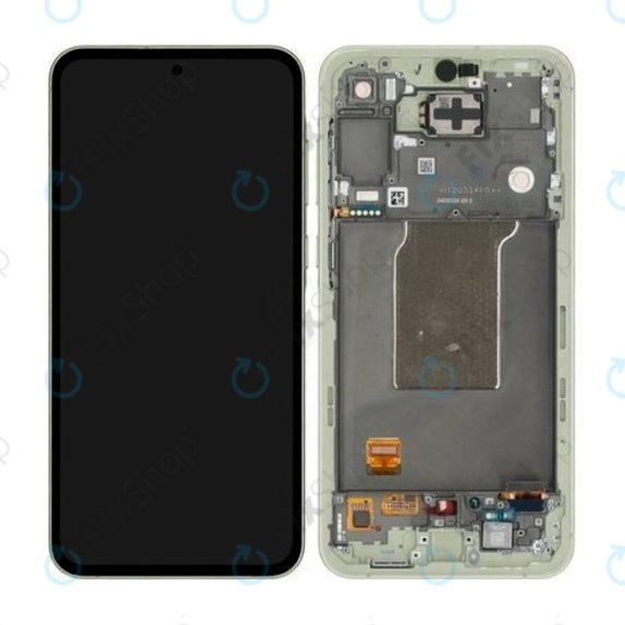 Συγκρότημα οθόνης για Samsung A55, A556B, Awesome Lemon, Service Pack