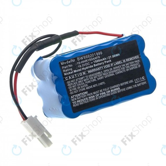 Μπαταρία για Philips PowerPro Uno, FC6164, 15-HHR150AAF9, 18.0V, 1500mAh