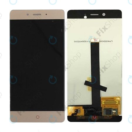 Οθόνη με οθόνη αφής για Nubia Z11, Gold, Aftermarket