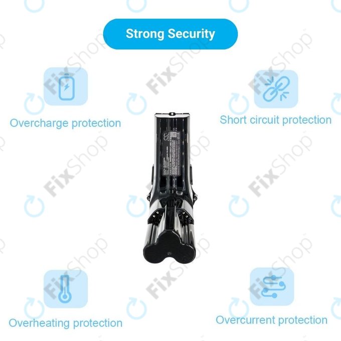 Μπαταρία για Philips SpeedPro Max, SpeedPro Max Aqua, IBD034GA, 25.2V, 2400mAh, HQ