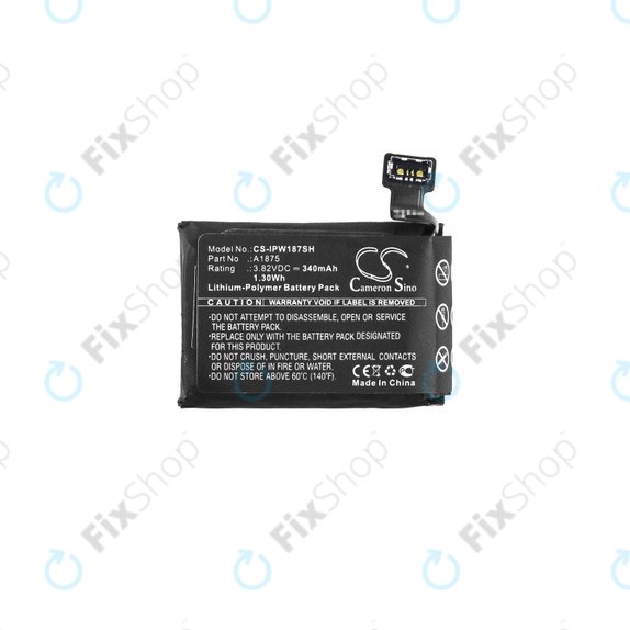 Μπαταρία για Apple Watch 3 42 mm, 340mAh, GPS Version, Li-Pol, 3.82 V, A1875, HQ