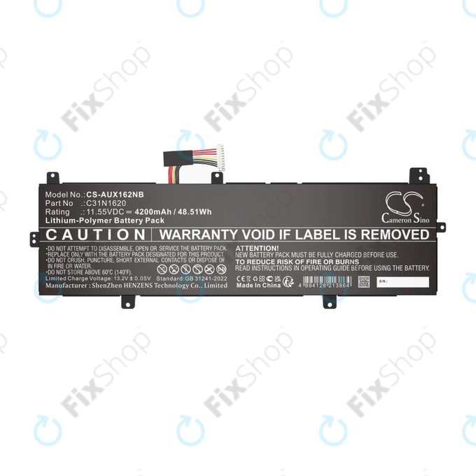Μπαταρία για Asus BX430, Expertbook B5440fa, P5240ua-1a, 4200mAh, Li-Pol, 11.55V, C31N1620, HQ