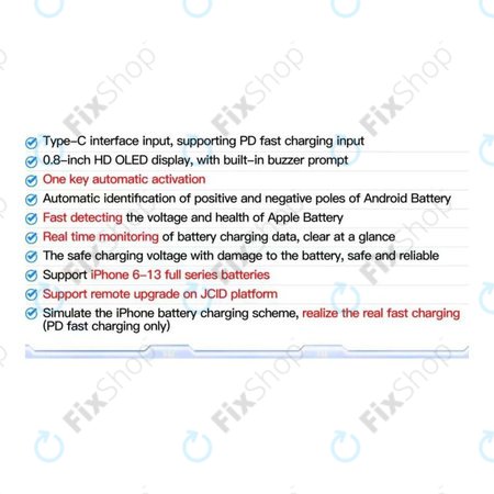 Πλακέτα Ταχείας Φόρτισης Μπαταρίας JC BT01 | iPhone 6 - 13 Pro Max