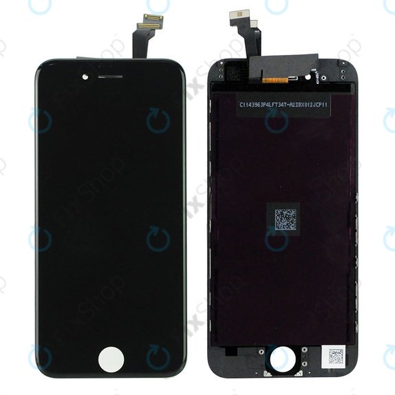 Οθόνη για iPhone 6, Black, Αφής με πλαίσιο, Refurbished
