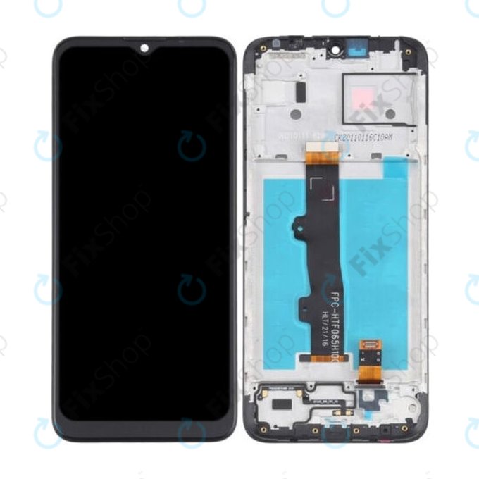 LCD Display Assembly για Motorola Moto E7 Power, E7i Power | XT2095 | Μαύρο, Black | Aftermarket
