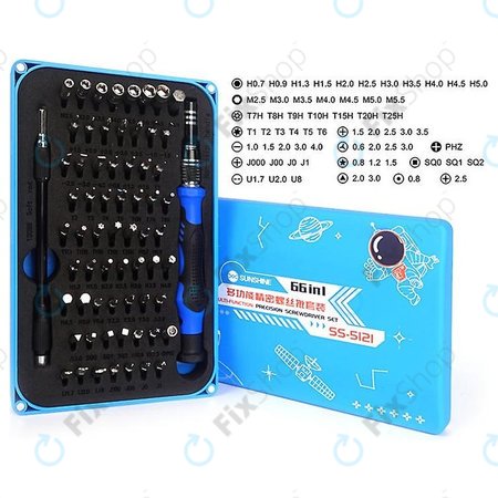 Σετ Κατσαβιδιών Ακριβείας και Μυτών 66in1 για Sunshine SS-5121