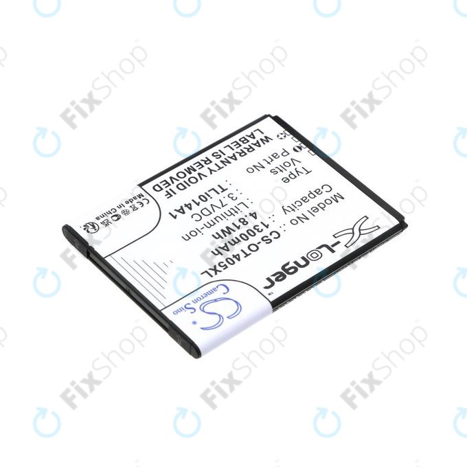 Μπαταρία για Alcatel OneTouch Evolve, 1300mAh, Li-Ion, 3.7V, TLi014A1, HQ