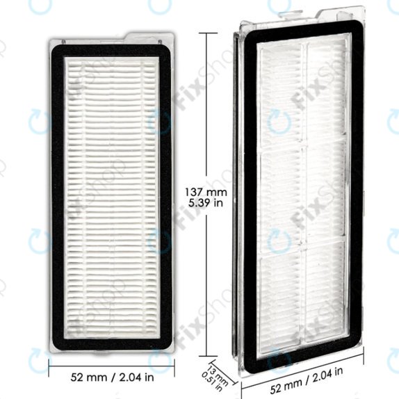 Φίλτρο σκόνης, 2 τεμ. για Xiaomi Roborock QV 35A, QV 35S