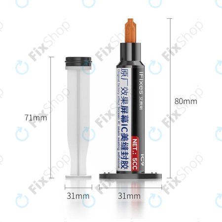 iFixes IC Underfill Glue - κόλλα για IC τσιπ στη μητρική πλακέτα, 5ml